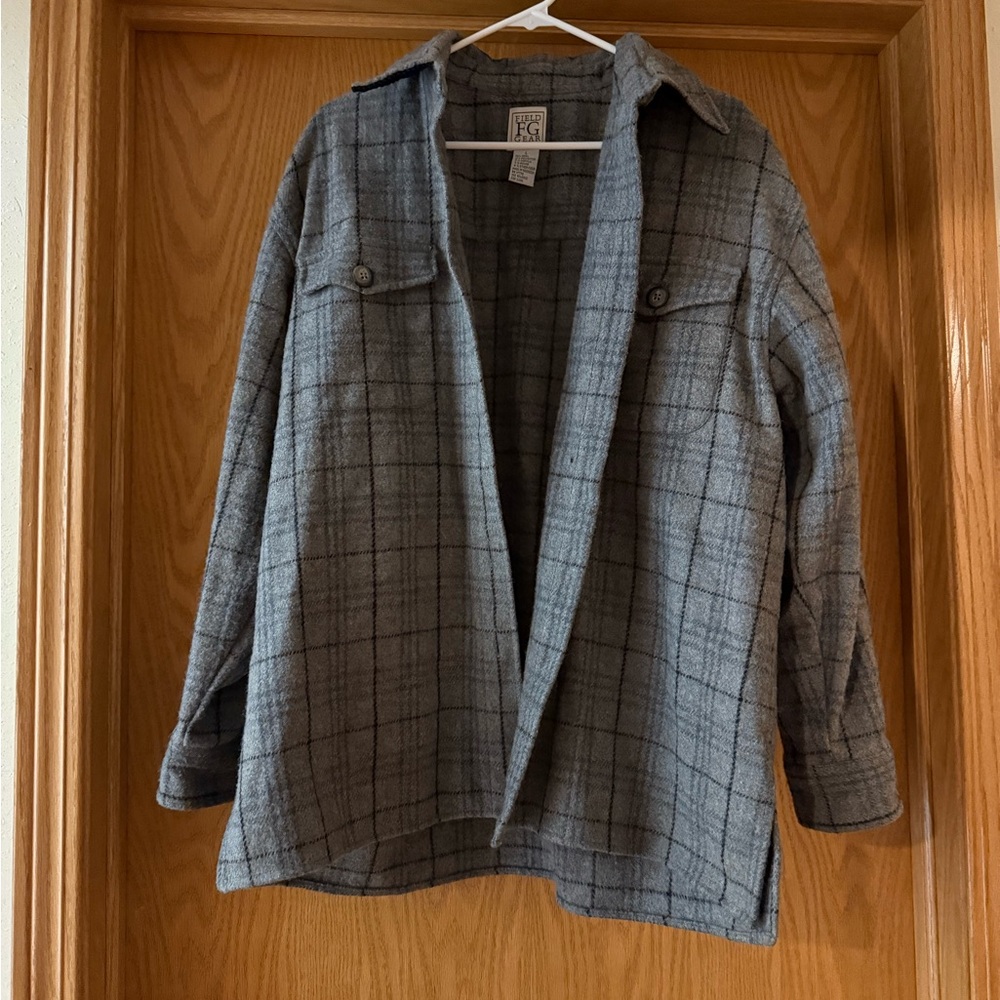 Field Gear‎ Wool Blend Plaid Shirt Jacket